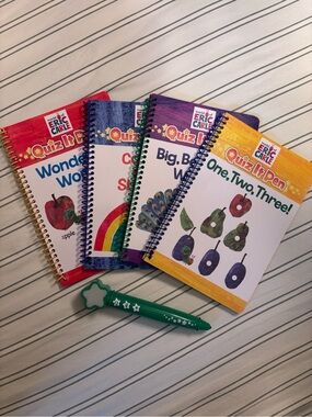 Quiz It Pen Eric Carle Activity Books - Green Pen Included
